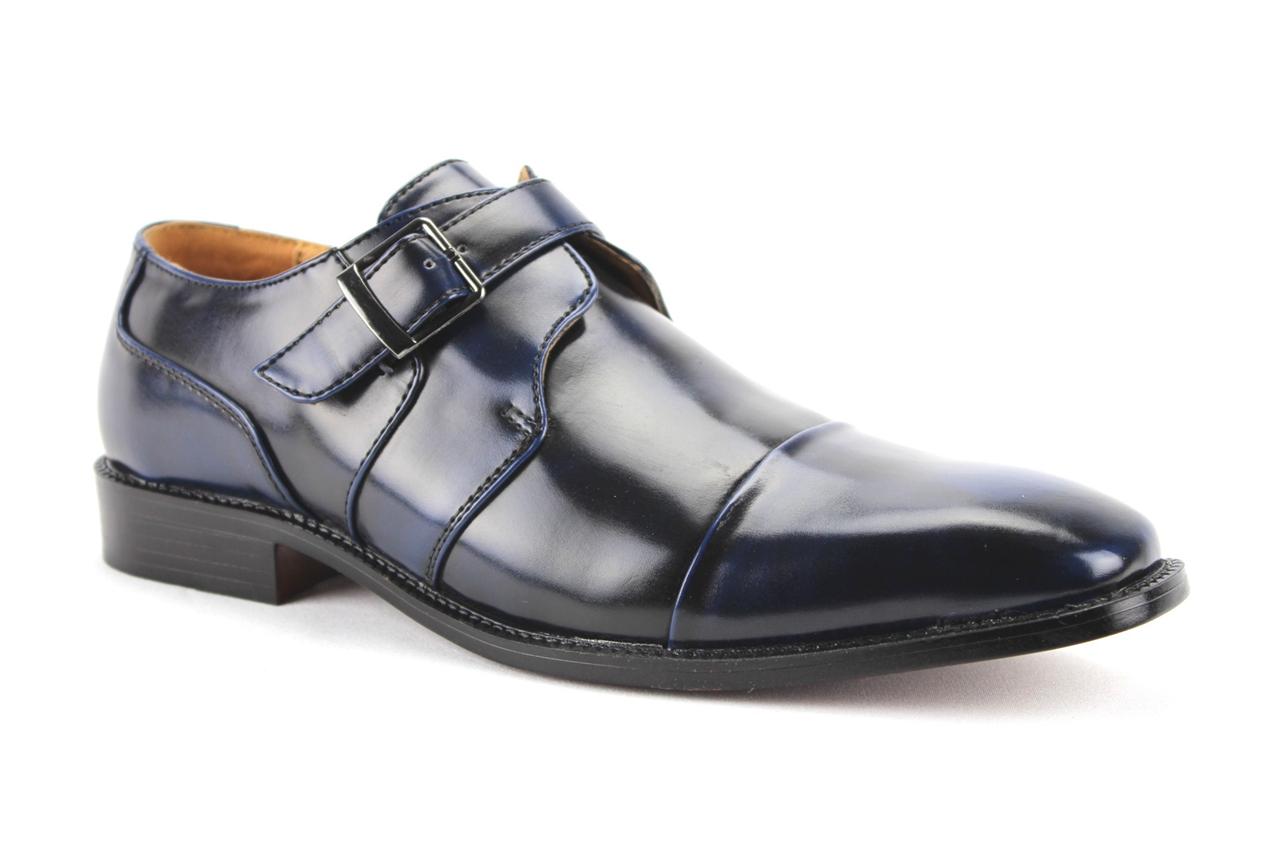 mens single monk strap shoes