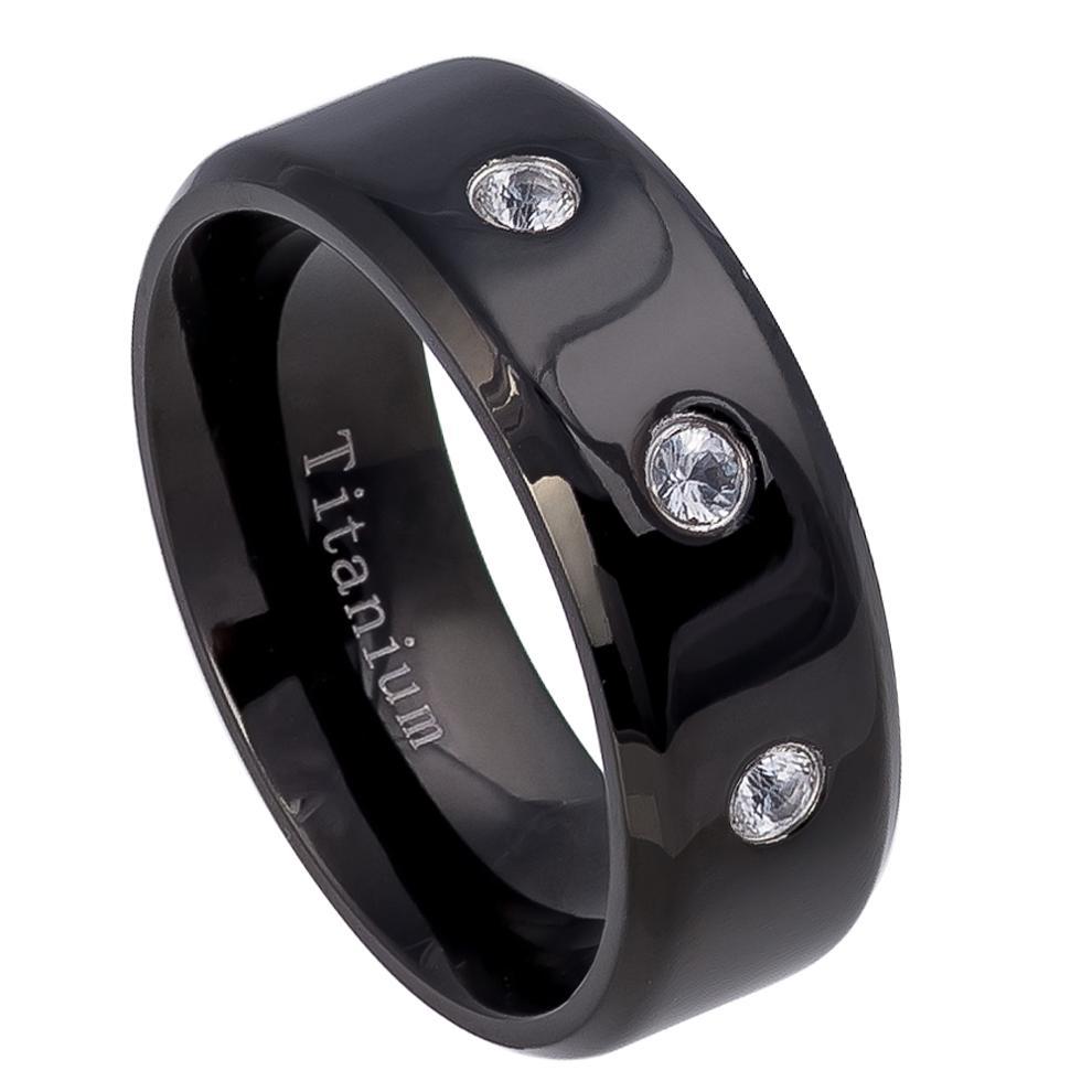 NEW-Titanium-Mens-Diamond-Wedding-Band-Comfort-Fit-Promise-Ring-Camo ...