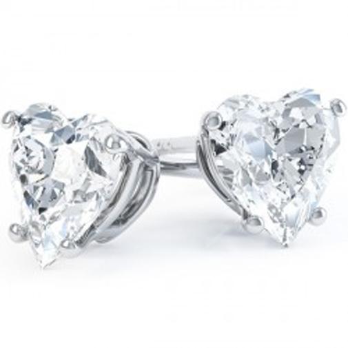 ... WHITE-GOLD-1CT-HEART-SHAPE-MANMADE-DIAMOND-EARRINGS-DESIGNED-IN-FRANCE