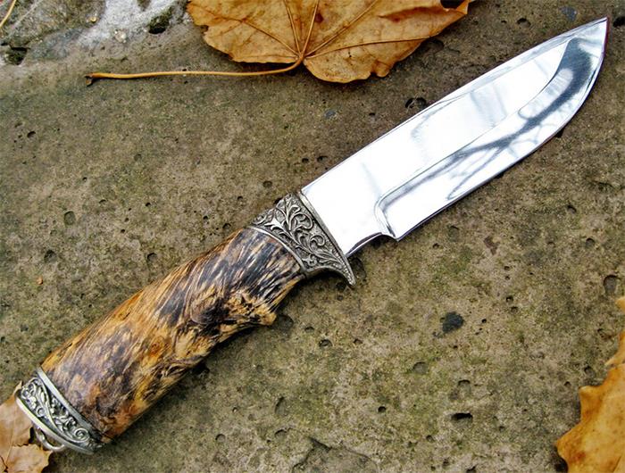 * TRIDENT UKRAINE * Knife Pommel of German Silver Custom Knives Making Handle eBay