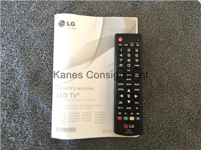 LG TV Remote Control & Users Manual AKB73715608