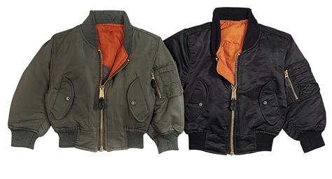 7310-NEW-KIDS-SAGE-MA-1-FLIGHT-JACKETS-SMALL-XLARGE