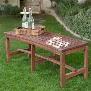 Outdoor Backless Curved Fire Pit Bench Around Firepit or ...