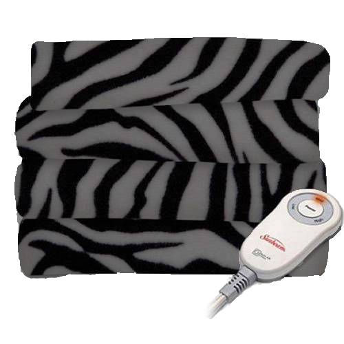 EXTRA SOFT Sunbeam Heated Throw Blanket Fleece Electric Assorted Colors