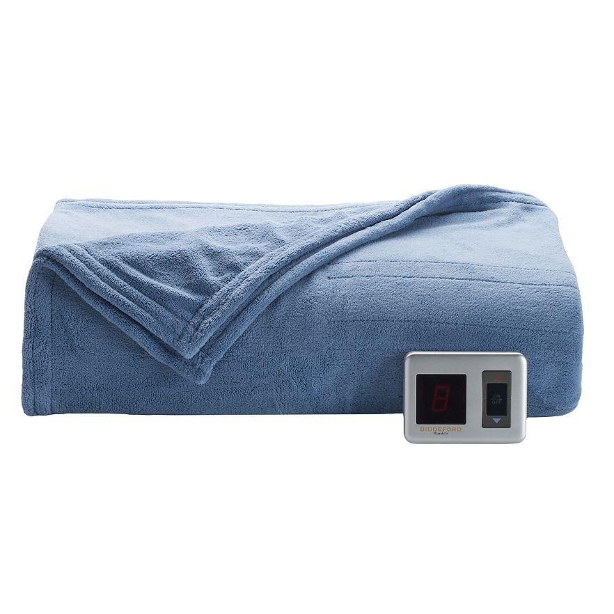 Biddeford Plush Heated Electric Blanket FULL eBay