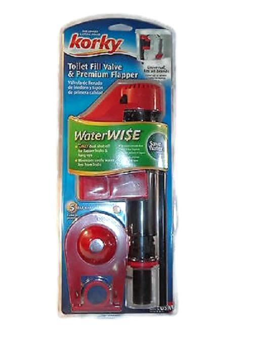 Korky WaterWise 818Z AntiSiphon Fill Valve and Flapper TPE eBay