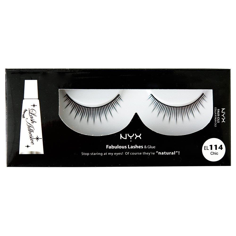 NYX Fabulous Eye Lashes with Glue Pack of 2 (Choose Style) | eBay