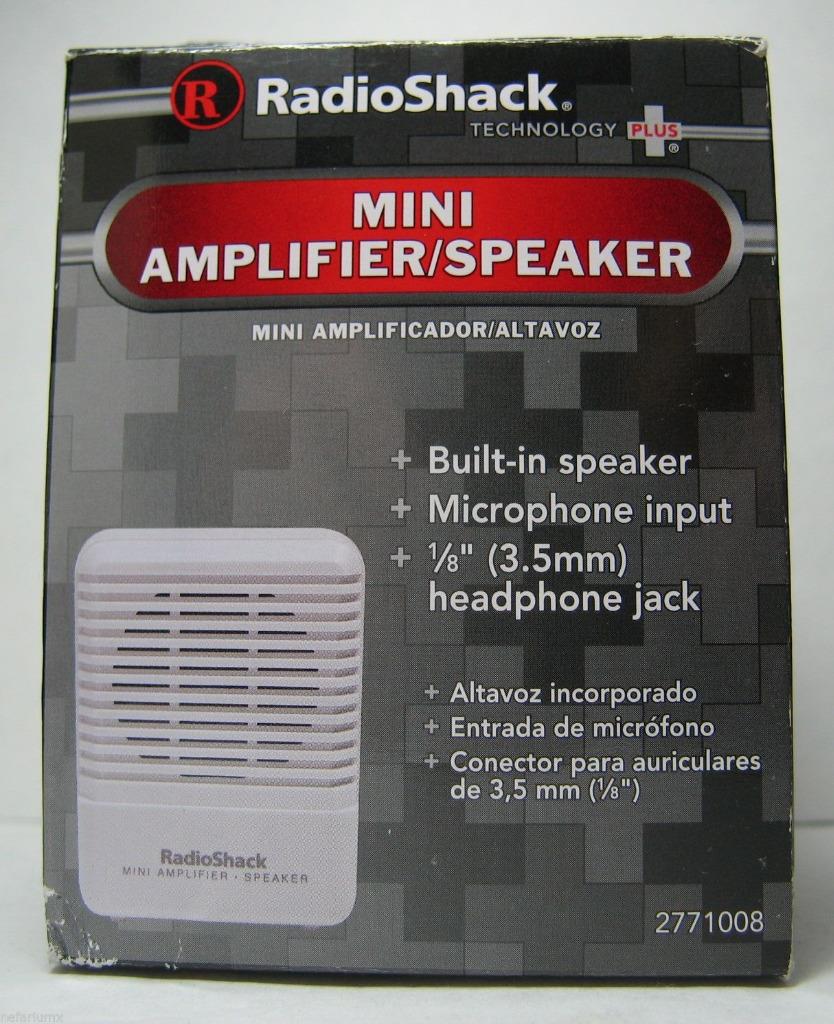 New RadioShack Mini Audio Amplifier/Speaker PN 2771008 (2771008) for