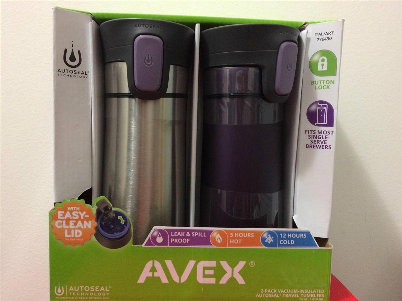 Brand New Contigo Avex Stainless Steel Insulated Coffee Travel Flask/ Mug