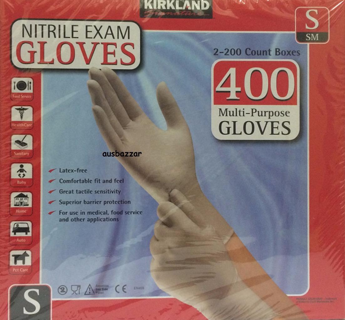 New Kirkland Signature Multipurpose Nitrile Exam Gloves with Latex