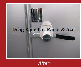 NEW LATCH SHIELD LOCKS for ENCLOSED RACE CAR TRAILERS