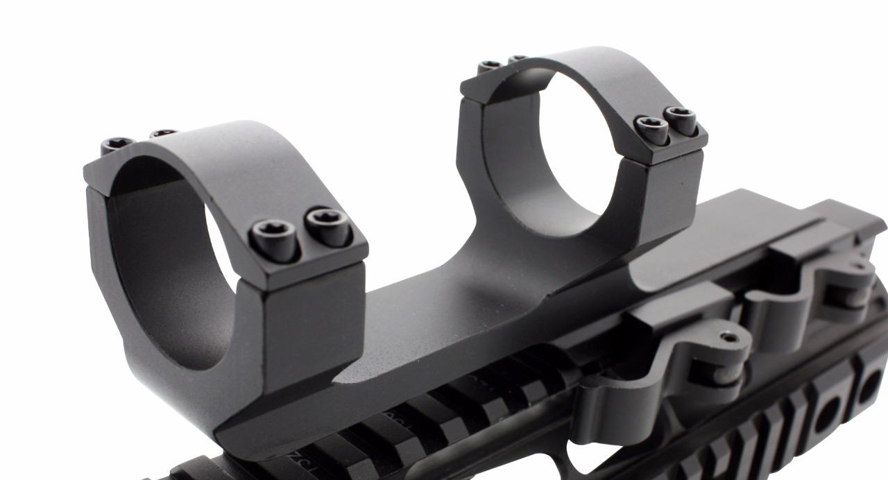 30mm 1 inch One Piece Extended Offset Mount Rifle Scope Rings QD