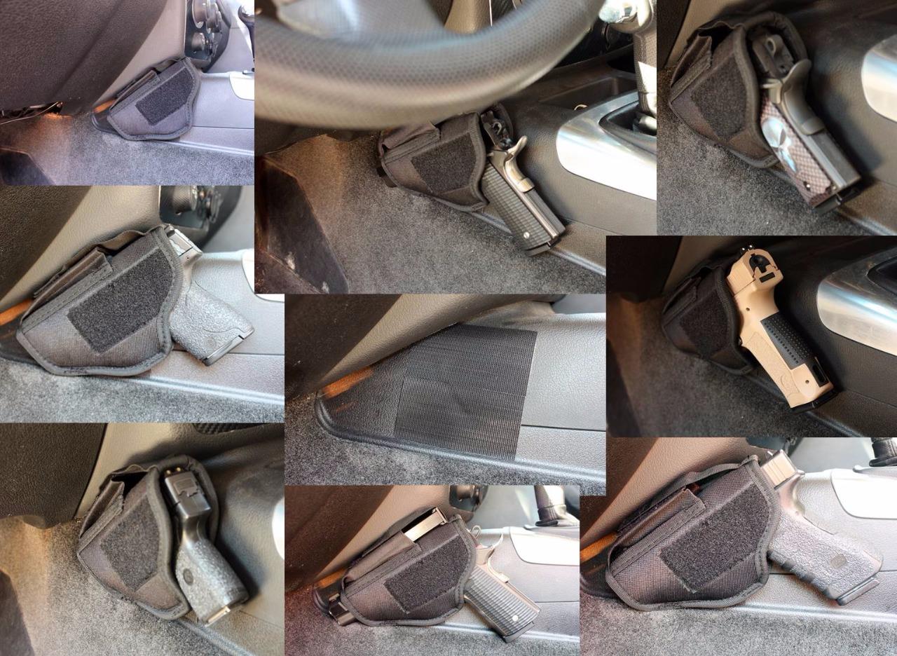 Vehicle Car Truck Universal Ambidextrous Handgun Pistol Conceal Holster