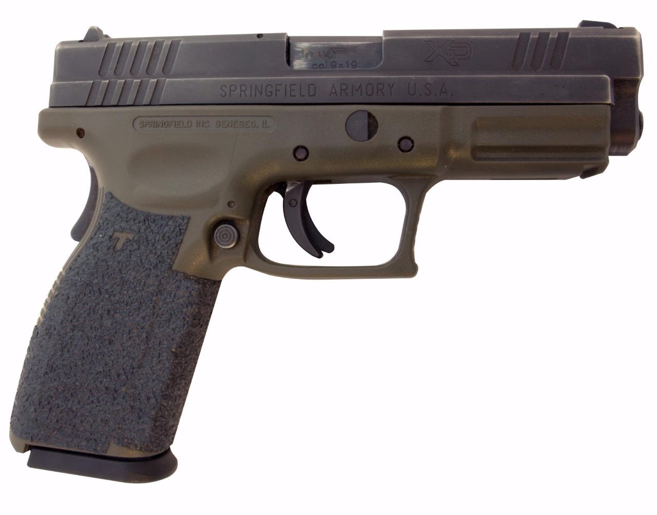 Talon Grips for Springfield XD Full Size Black Rubber Texture Grip Wrap ...