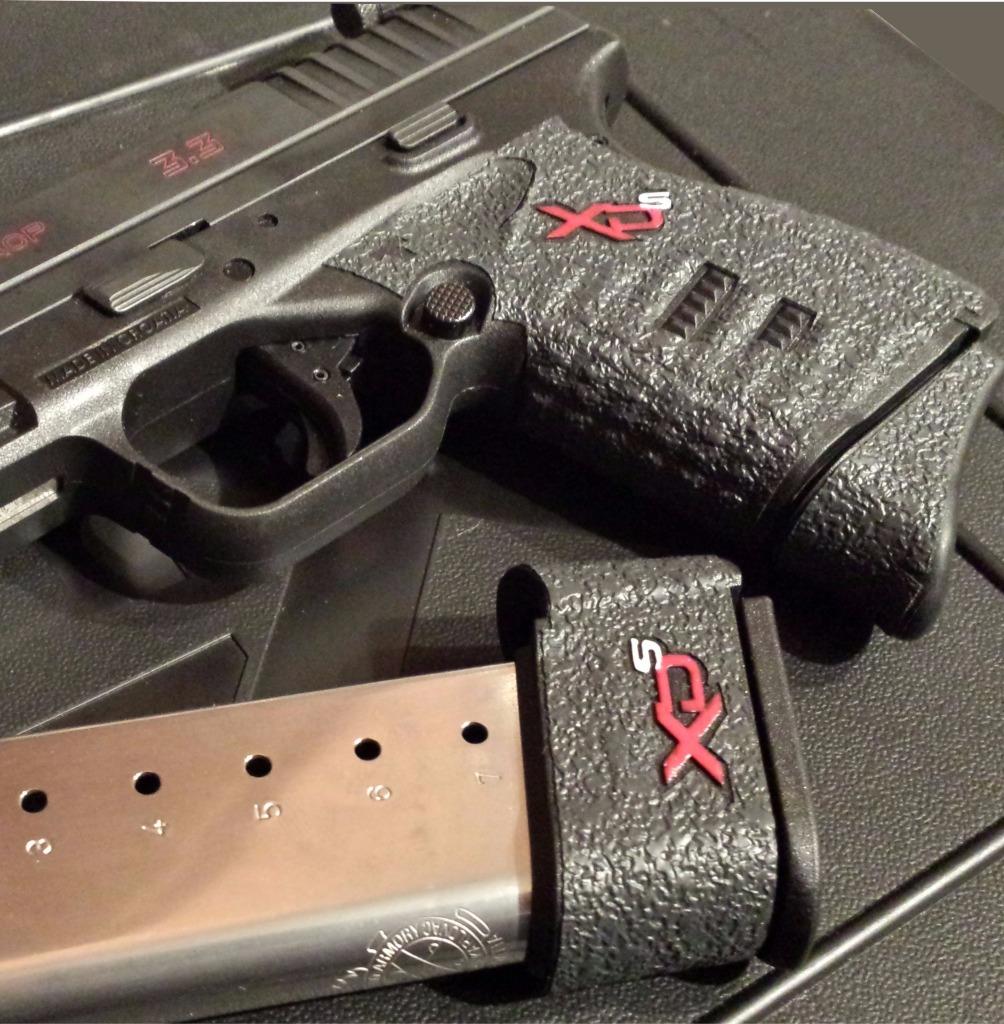 Talon Grips for Springfield XDS 9mm & 45 Black Rubber Texture Grip Wrap