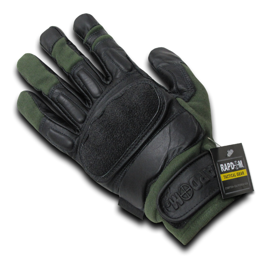 Heavy Duty Kevlar Hard Knuckle Tactical Gloves Rapdom T12 BLK COYOTE