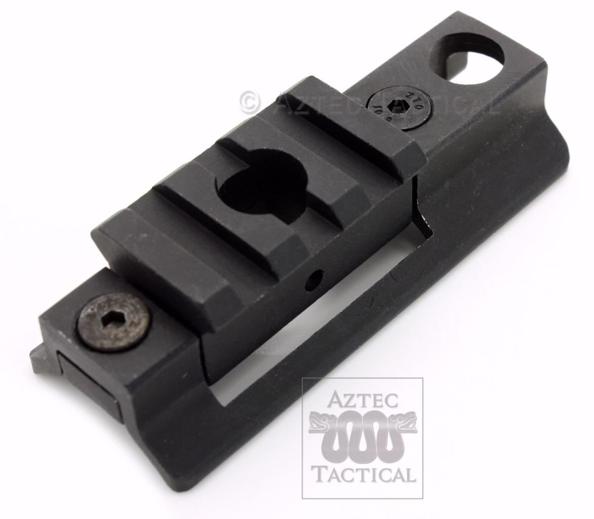 Rifle Sling Swivel Stud to Picatinny Rail Bipod Mount Adapter 3 Slot QD