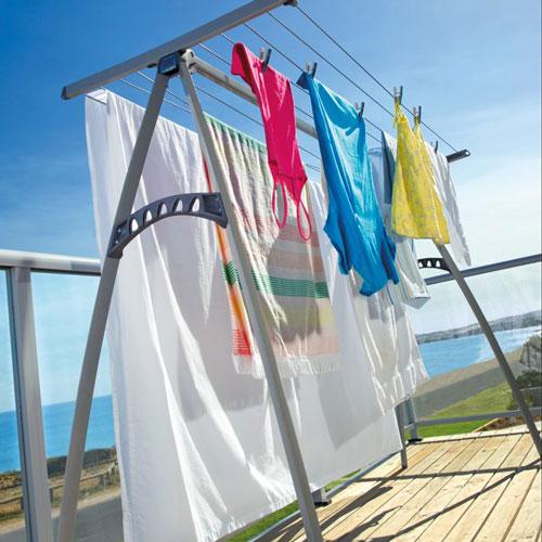 Indoor Outdoor Hills Portable 170 Folding Clothes Line Clothes Airer