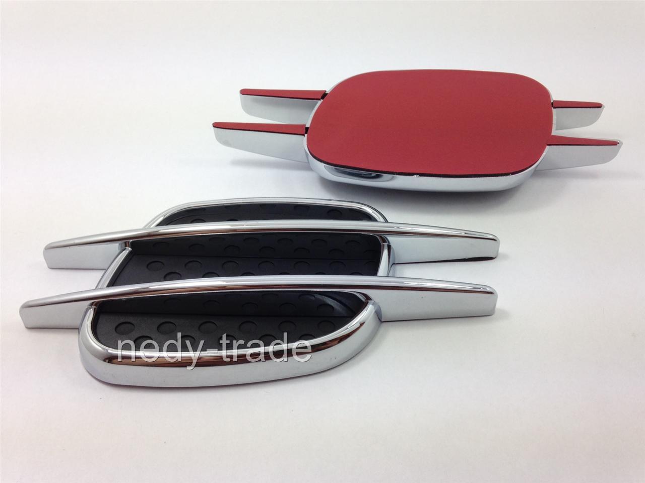 2 x side wing air flow intake vent trim fender grill 2 x side wing air flow intake vent trim fender grill
