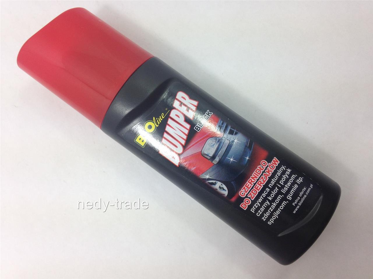 BLACK TRIM WAX LIQUID RESTORES CLEANS CAR BUMPER RUBBER PLASTIC TRIM