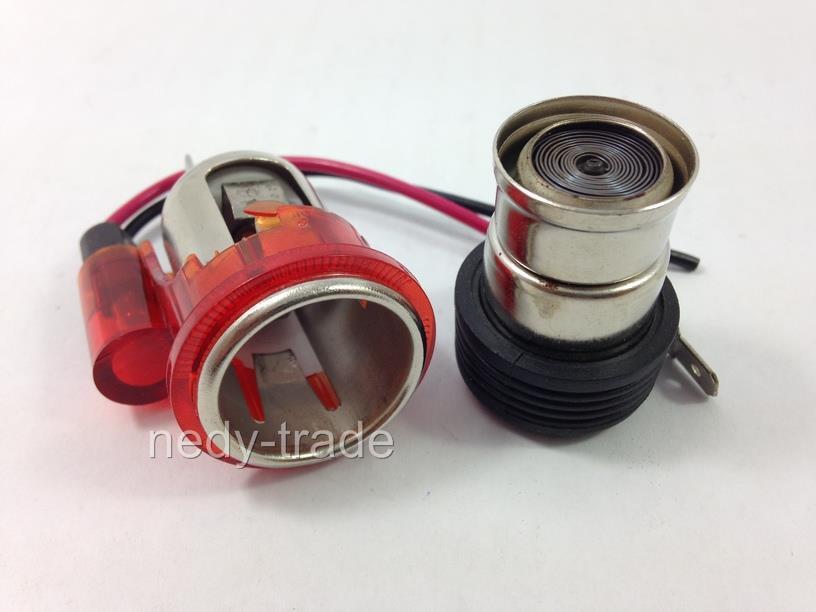 12V Cigarette Lighter Socket RED Illuminated FORD Fiesta Focus Mondeo