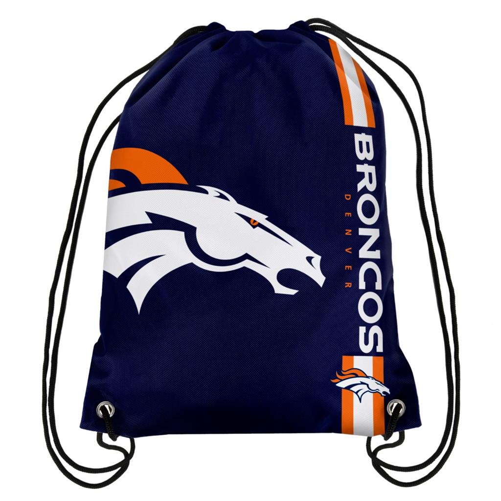 NFL Football Drawstring Backpack Gym Back Pack Sack Bag Tote Striped