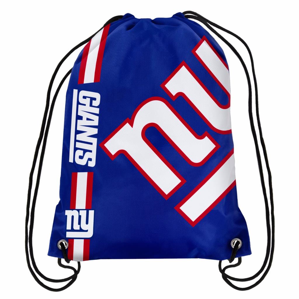 NFL Football Team Logo Stripe Drawstring Backpack Gym Back Pack Bag