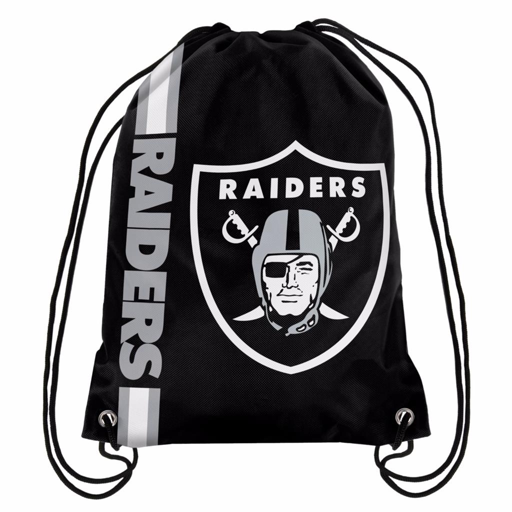 NFL Football Team Logo Stripe Drawstring Backpack Gym Back Pack Bag