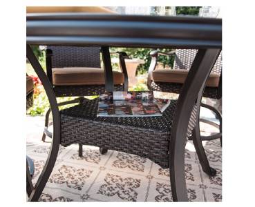 Outdoor Furniture Patio Dining Set Wicker Rattan 7pc