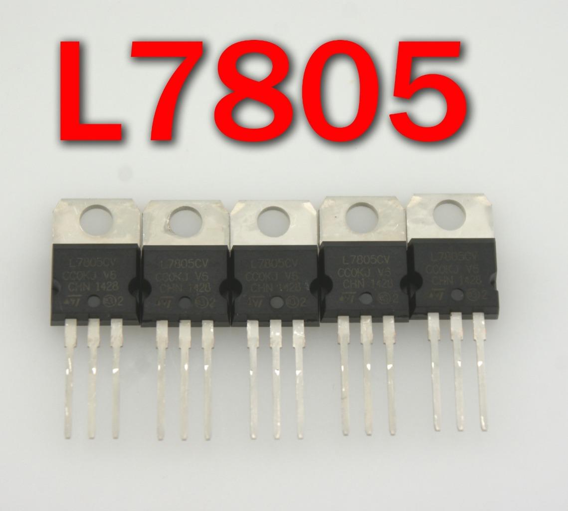 5pcs L7805 LM7805 7805 Voltage Regulator +5V 1.5A LDO Power supply TO ...