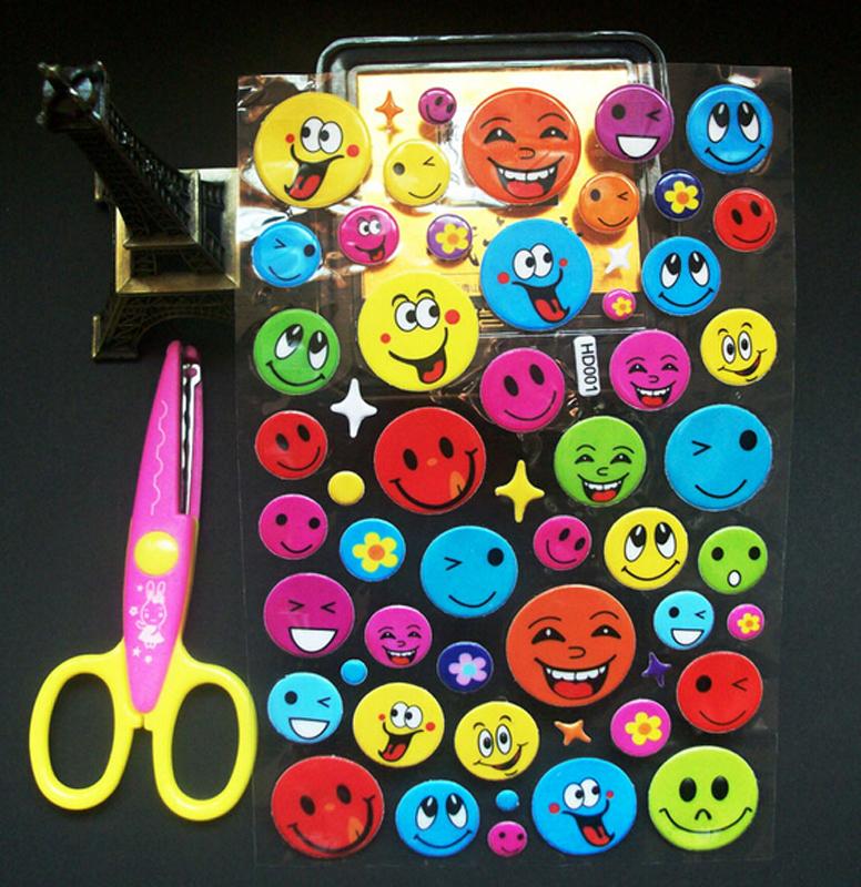 3D puffy bubble stickers scrapbook flower butterfly birthday collection