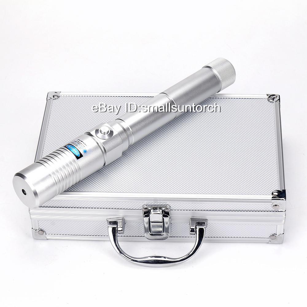 Powerful Burning Wood Blue Laser Pen Focusable Handheld Blue Laser
