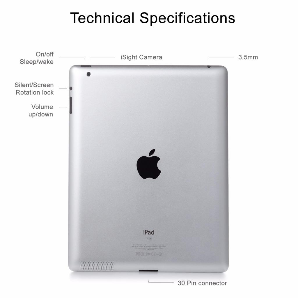 Apple iPad 4 Retina Display 32GB WiFi 9 7in Black MD511LL A A1458 G C 885909575152 | eBay
