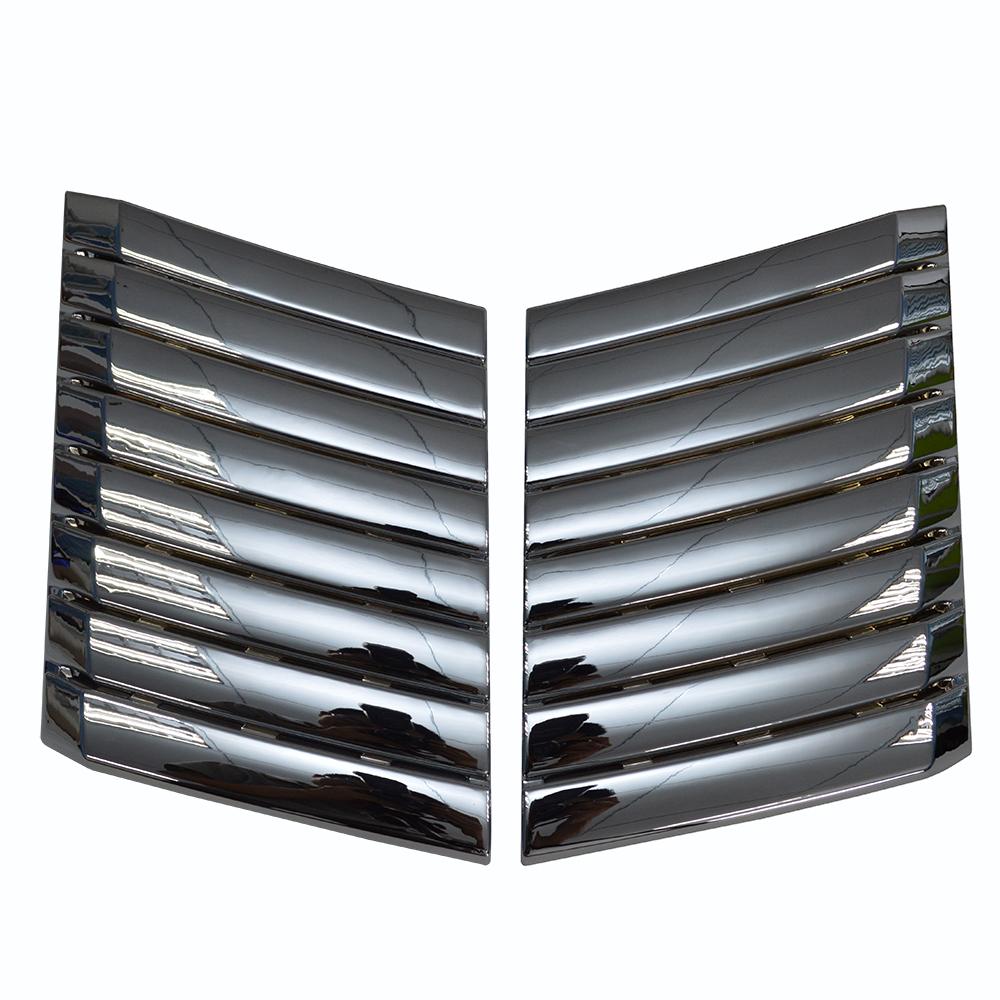 Hood Engine Grille Side Vent Inlet Chrome Plating For Ford