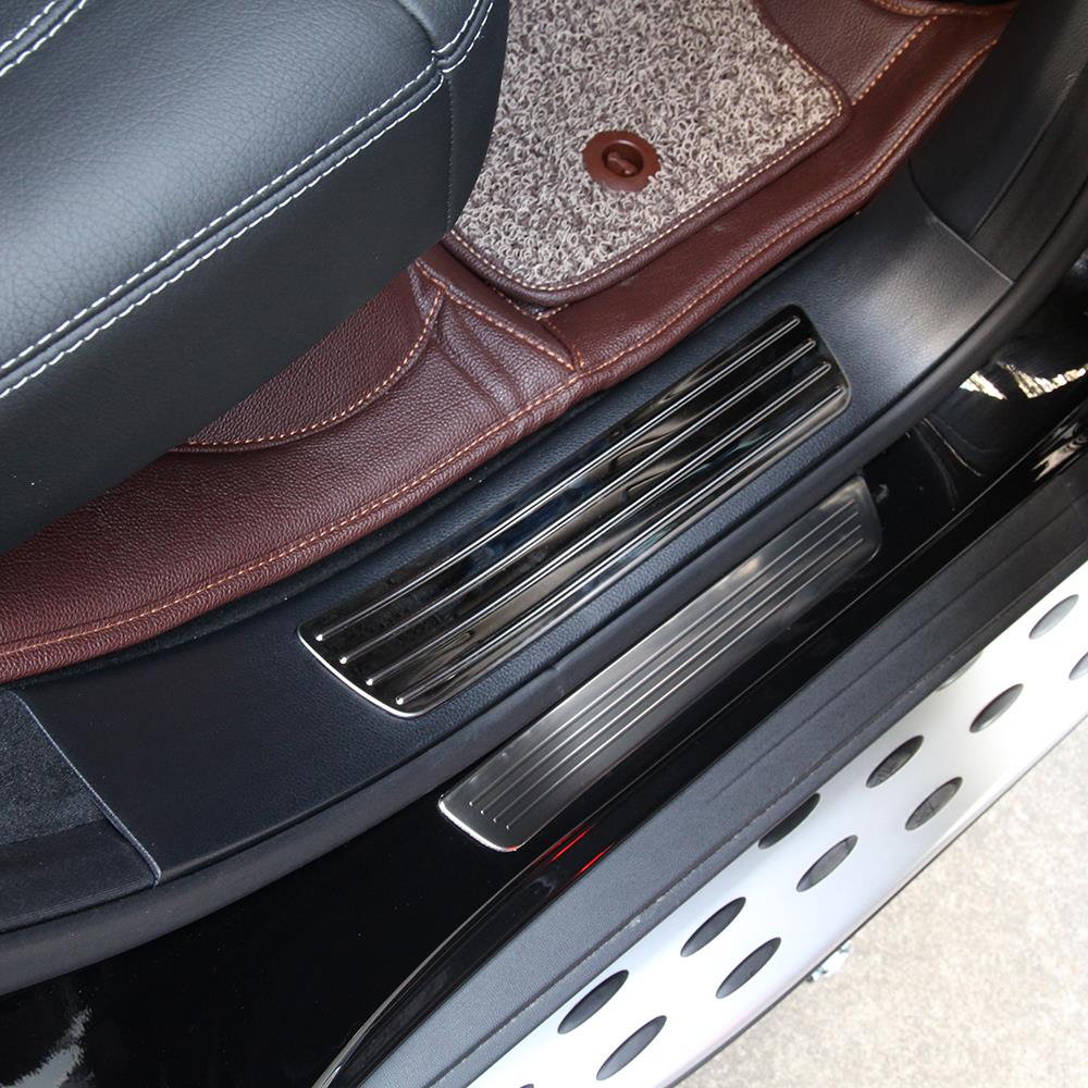Pack 4x Door Sill Scuff Plate Guards for MercedesBenz ML W166 20122015 eBay