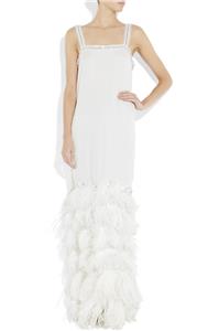 lanvin feather ostrich dress fr38 porter accepted completely bid return please happy november list