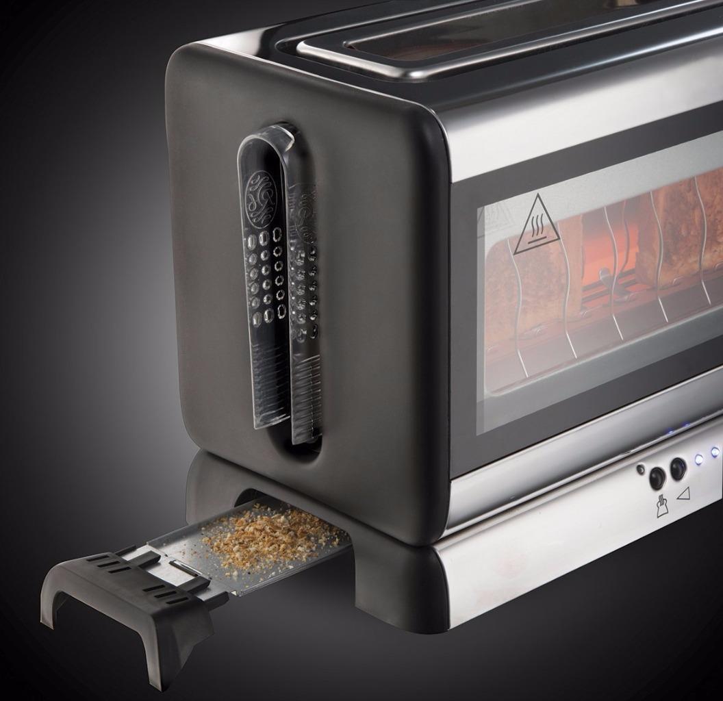 New Russell Hobbs Glass Line 2Slice Toaster 21310