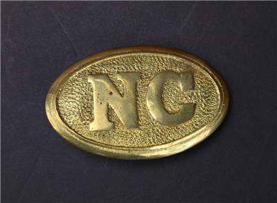 US Civil War Confederate Army North Carolina NC Soldiers Cast Brass Belt Buckle | eBay