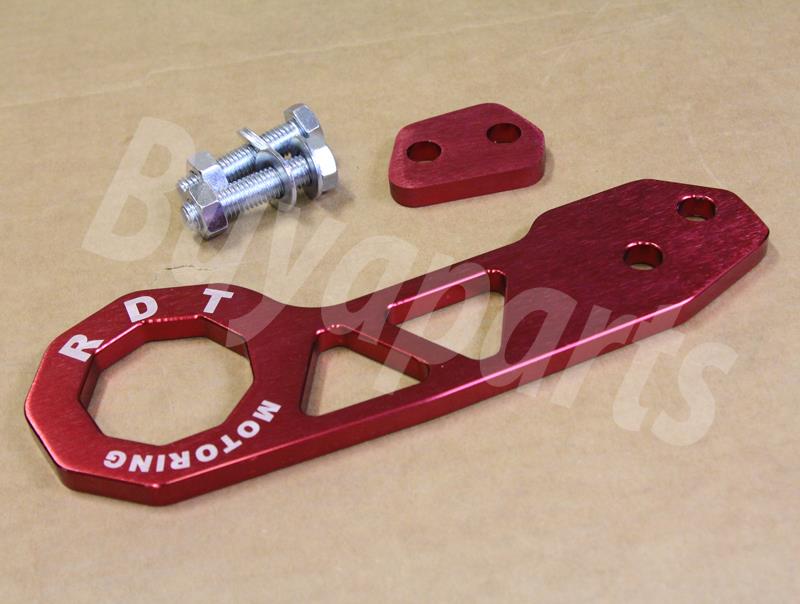 2nd Gen RED Anodized Aluminum Rear Tow Hook for 19891997 MAZDA MIATA