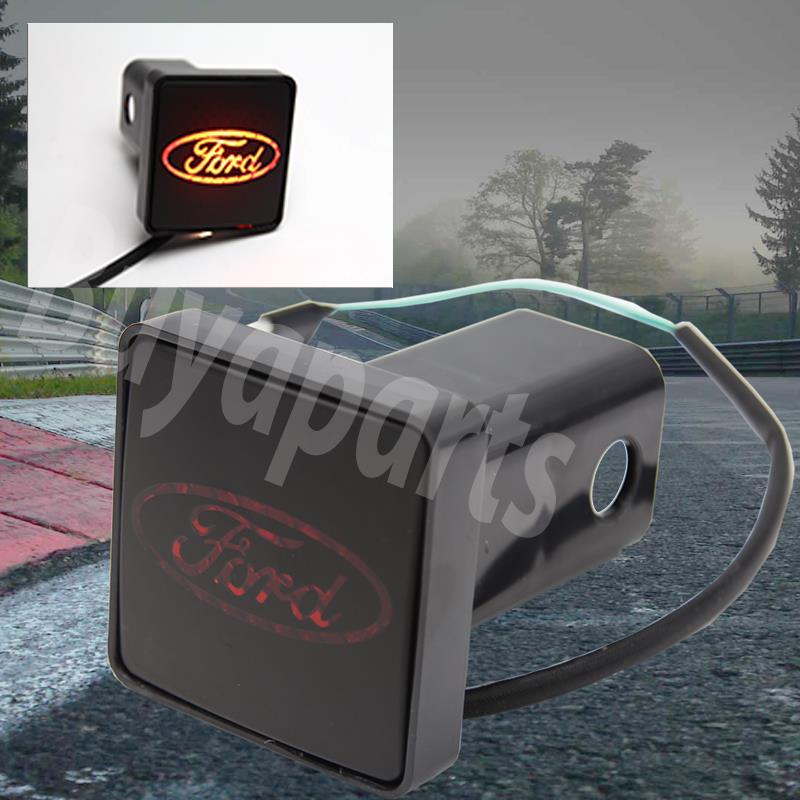 Bully Rear 2" Square Trailer Towing Hitch Cover with LED Brake Light