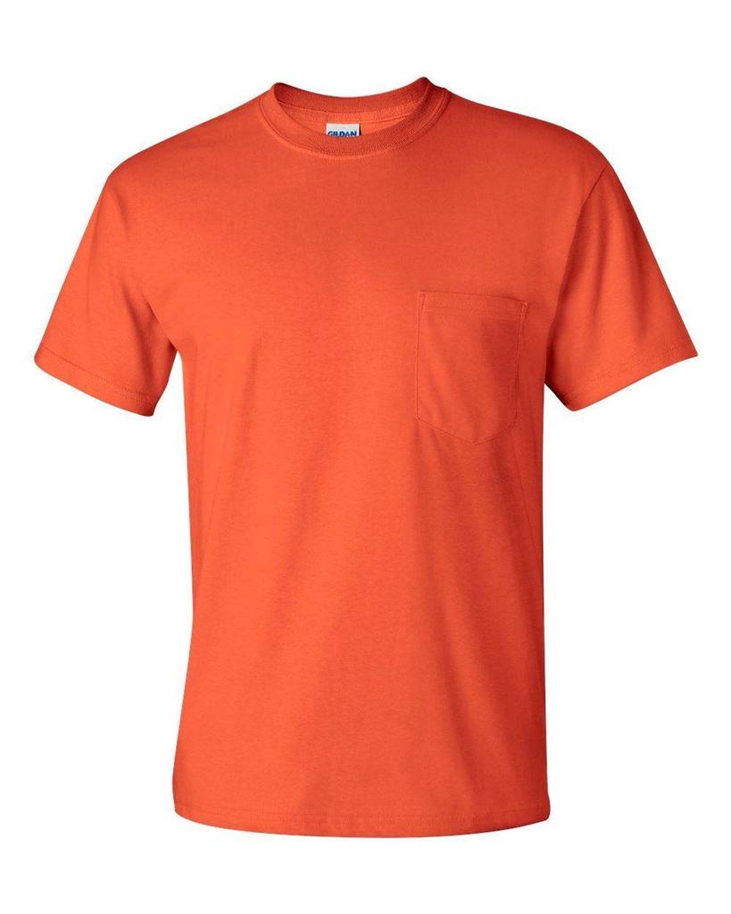 Gildan Mens Ultra Cotton TShirt with Pocket Tee S M L XL 2XL 3XL 4XL