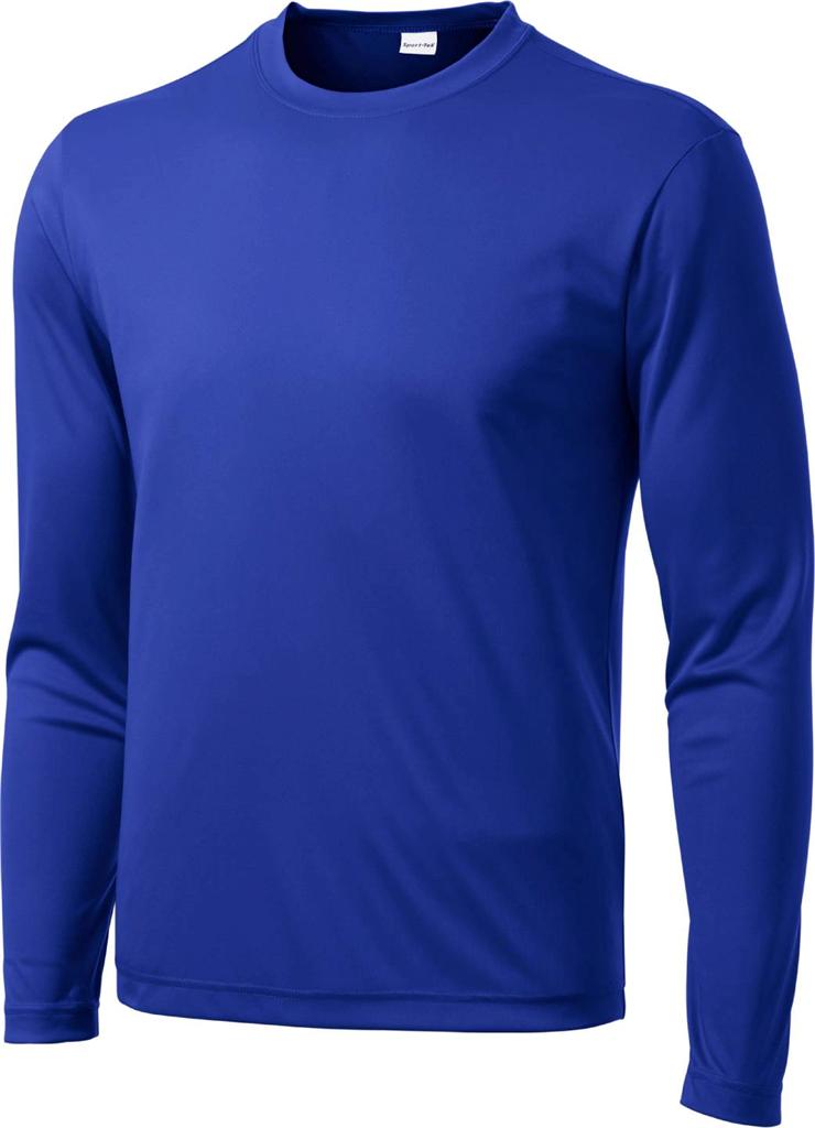 royal blue dri fit shirt