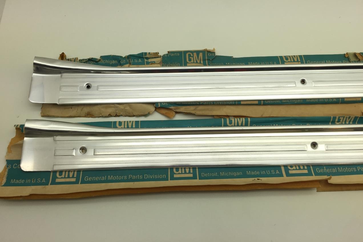NOS 67 68 69 CAMARO FIREBIRD TRANS AM RIVETED SILL PLATES TRIM Z28 L78 L89 COPO eBay