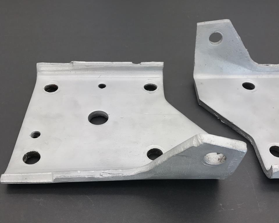 1968 1969 CAMARO NOVA MULTI LEAF REAR SPRING SHOCK MOUNT PLATES Z/28