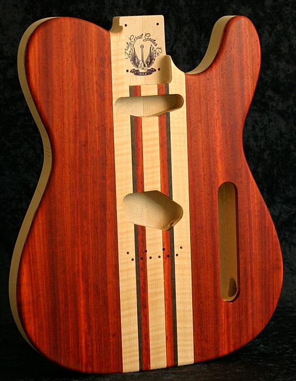 Telecaster Body, Padauk, Flame Maple, Walnut, Alder, Tele Guitar Body