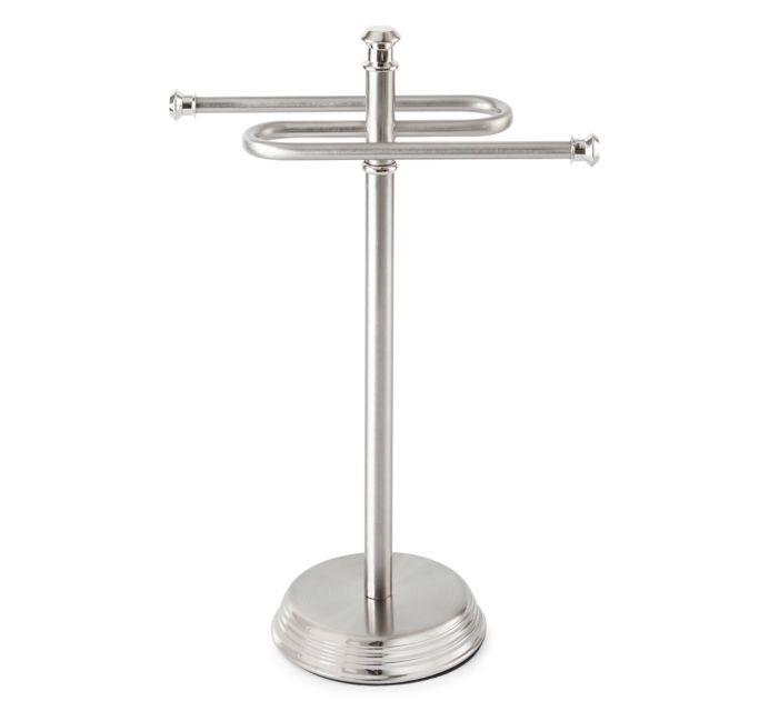Home Classics® Brushed Nickel Fingertip Towel Stand eBay