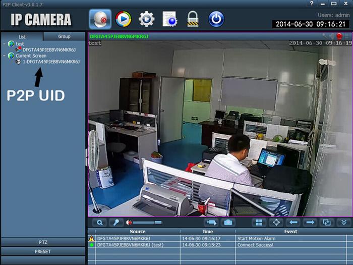 p2p wifi camera software for pc