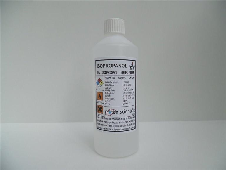 Isopropanol 500 ml IPA Isopropyl Alcohol 99.9 Pure ACS/LAB Grade 500ml