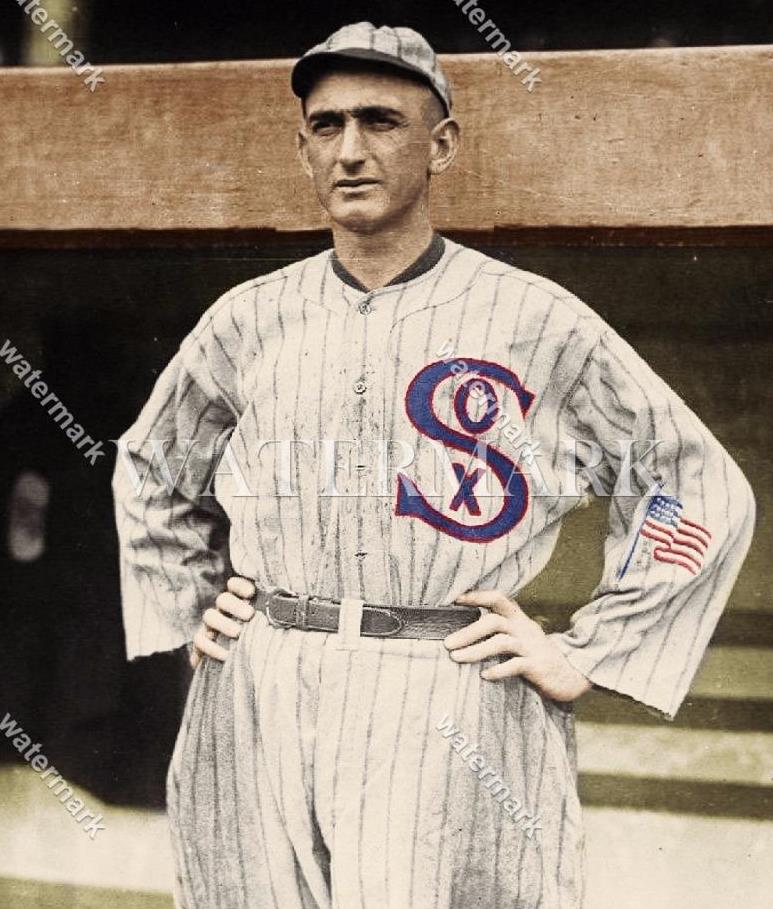 KN37 Shoeless Joe Jackson Chicago White Black Sox 8x10 11x14 Colorized