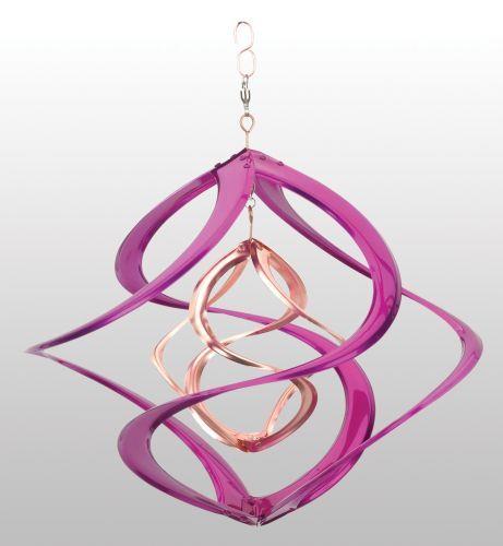 Garden Wind Spinner 14" Lawn Decor Yard Art Outdoor Hanging Metal